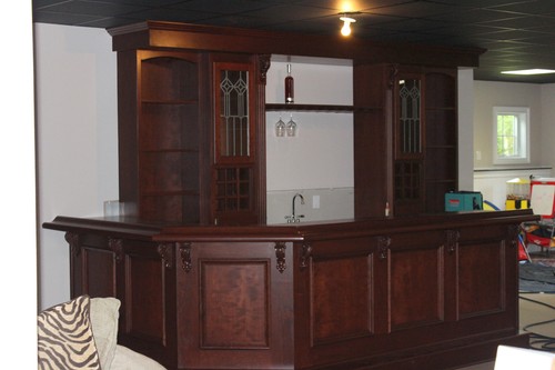 Custom built home - bar,